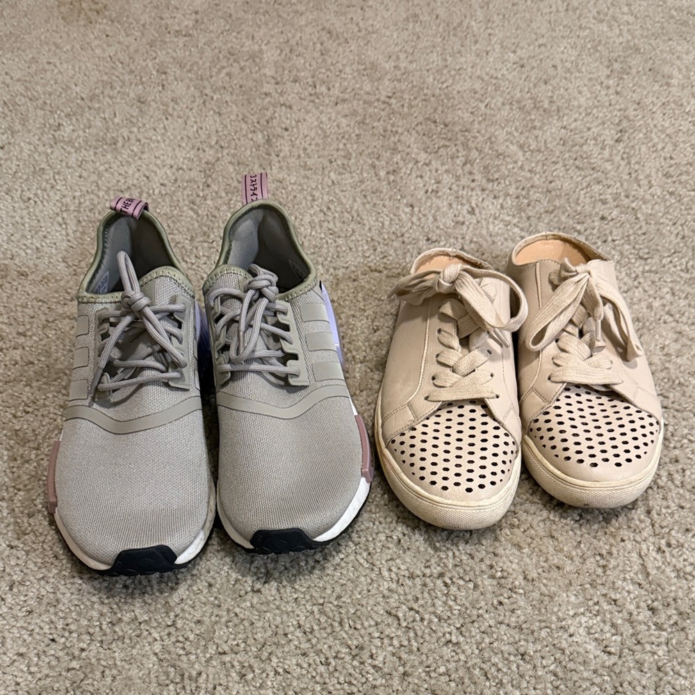 Stylish Gray and Beige women’s  Sneakers